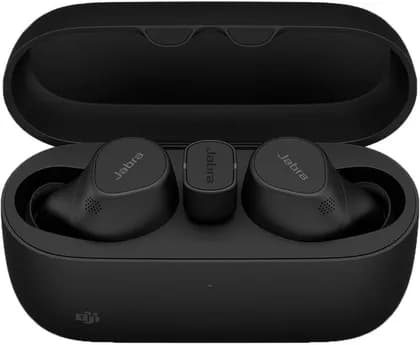 Наушники Jabra Evolve2 Buds USB-C UC Earbuds with USB-C Bluetooth Dongle for Unified Communication and Wireless Charging Pad, MultiSensor Voice, IP57 Rating Water & Dust Proof, Black | 20797-989-889
