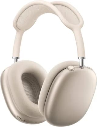 Apple AirPods Max Type-C (2024) Wireless Headphones, Pro-Level Active Noise Cancellation, Transparency Mode, Personalized Spatial Audio, USB-C Charging, Starlight | MWW53 AM/A