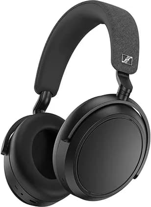 Sennheiser MOMENTUM 4 Noise-Canceling Wireless Over-Ear Headphone, 42mm Drivers, Bluetooth 2.4, 60h Battery Life, Smart Control App, USB-C, Fold-Flat Earcups & Hard Travel Case, Black | 509266