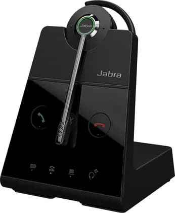 Jabra Engage 65 On-Ear DECT Convertible Headset, Up to 100 Meters Wireless Range, Advanced noise-cancelling, 256-bit AES encryption, Black | 9555-553-111
