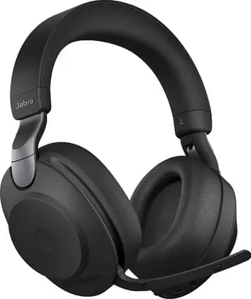 Jabra Evolve2 85 Noise-Canceling Wireless Over-Ear Headset, Unified Communication, USB Type-A, Black, Link 380a Black | 28599-989-999