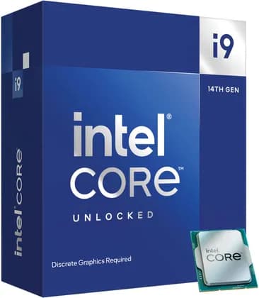 Intel Core i9 14900KF 3.2GHz 24-Core LGA 1700 14th Gen Processor, 24 Cores & 32 Threads, 36MB Cache Memory, 6GHz MaxTurbo Frequency, Dual-CH DDR5-5600 Memory / 192GB Max | BX8071514900KF