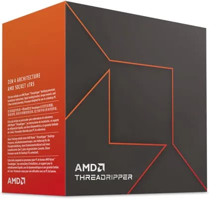 AMD Ryzen Threadripper 7970X 4GHz sTR5 Processor, 32 Cores & 64 Threads, 5.3GHz Max Turbo Frequency, 128MB L3 Cache, 4CH-DDR5-5200 ECC Memory Max. 1TB, AMD Zen 4 Arc | 100-100001351WOF