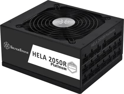 SilverStone HELA 2050R Platinum Fully Modular Power Supply, 2050W Power, Cybenetics Platinum Certified, Active PFC, All Japanese Electrolytic Capacitors, Black | SST-HA2050R-PM