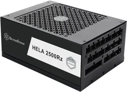 SilverStone HELA 2500Rz Cybenetics Platinum 2500W ATX 3.1 & PCIe 5 Fully Modular ATX Power Supply, 135mm Dual Ball Bearing Fan Cooling System, Active PFC, Black | SST-HA2500R-PM