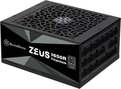 SilverStone ZEUS 1650R Fully Modular Power Supply, 1650W Power, 80 PLUS Titanium Efficiency, Silent 135mm FDB Fan, Active PFC, All Japanese Electrolytic Capacitors, Black | SST-ZU1650R-TM