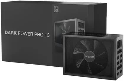 Be Quiet! Dark Power Pro 13 Full Modular Power Supply, 1300W Power, 80 Plus Titanium Efficiency, 135mm Silent Wing Fan, 12V Rails, Full bridge + LLC + SR + DC/DC Technology, Black | BP900UK
