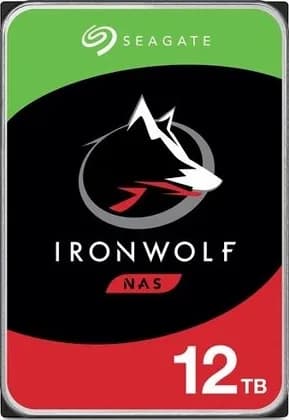 Seagate IronWolf 12TB NAS Hard Drive, 7200 RPM 256MB Cache SATA 6.0Gb/s CMR 3.5" Internal HDD for RAID Network Attached Storage | ST12000VN0008