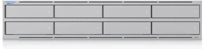 Ubiquiti 8 Bay 2U Rack Mount Enterprise Network Attached Storage, Dual M.2 NVMe Cache, Dual 10 G SFP+ & 10 G RJ45 Multi Gig Ports, Hot Swappable Redundant Power & UniFi Drive Storage | UNAS-PRO-8