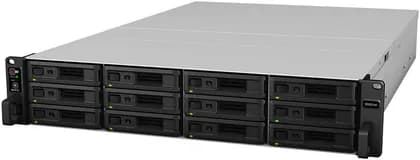Synology 12 Bay NAS Enclosure Rackstation, Intel Xeon D-1541 8 Core, 8GB DDR4 RAM, 3.5''/2.5" SATA HDD/SSD, 2x 10GbE & 4x 1GbE Ports, PCIe 3.0 x8/x8 Slots, Dual 500W Power Supplies, 2U | RS3621XS+