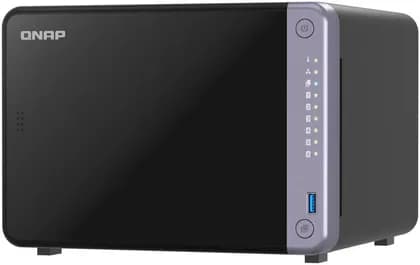 QNAP TS-632X-4G 6-Bay NAS, AnnapurnaLabs Alpine AL524 4-Core 2.0GHz CPU, 4 GB SODIMM DDR4 RAM, Hot-Swappable, 2 x 10GbE SFP+, 2x 2.5 Gigabit Ethernet Port, Encryption Engine | TS-632X-4G