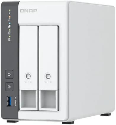 QNAP TS-216G 2-Bay NAS, ARM 4-core Cortex-A55 2.0GHz Processor, 4GB RAM, Mali-G52 Graphic Processor, Hot-Swappable, Gigabit Ethernet Port (RJ45), 1 x 70mm 12VDC Fan | TS-216G
