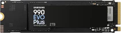 SAMSUNG 990 EVO Plus Internal SSD, 2TB Capacity, PCIe Gen 4.0 x4 / 5.0 x2 NVMe 2.0 Interface, Up to 7,250 MB/s Read & 6,300 MB/s Write Support, V-NAND TLC | MZ-V9S2T0BW