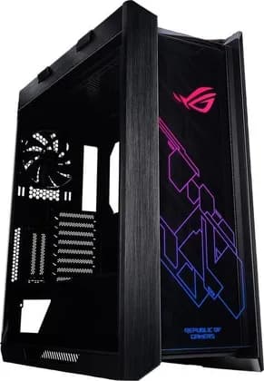 ASUS ROG Strix Helios GX601 RGB Mid-Tower Computer Case up to EATX with USB 3.1 Front Panel, Smoked Tempered Glass, Brushed Aluminum and Steel Construction | 90DC0020-B39000