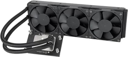 SilverStone XE360-TR5 All-In-One Liquid CPU Cooler, 360mm Radiator, 3 x 120mm Fans, 2800 RPM Fan Speed, 87.72 CFM Airflow, 46 dBA Noise Level, 4 Pin PWM Connector, Black | SST-XE360-TR5