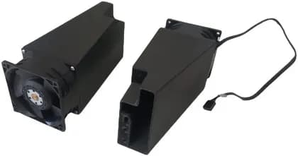 Fan Bracket For The 80X PWM Industrial Fan, 80mm x 38mm Size, Dual Ball Bearing Type, 10000 RPM Fam Speed. 83.66 CFM Fan Airflow, For H100, A100, L40S, L40, A40, Black |