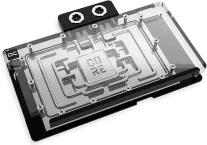 Alphacool Core Geforce RTX 5090 TUF Gaming with Backplate, Chrome Copper Full-Cover, 9 aRGB LEDs, 4x G1/4" Ports, Aluminum Backplate | 10269