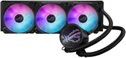 ASUS ROG Ryuo III 360 AIO Liquid CPU Cooler, 8th Gen Asetek Pump, Anime Matrix LED, 2200 RPM Speed 3 x Fan, 2600 RPM Pump Speed, LGA 1700,1200,115X / AM5,AM4, Black | 90RC00I1-M0UAY0