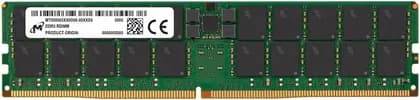 Micron DDR5 RDIMM Server Memory, 96GB Capacity, 6400 MHz Memory Speed, CL52 CAS Latency, 1.1 Voltage, ECC Module | MTC40F204WS1RC64BC1T