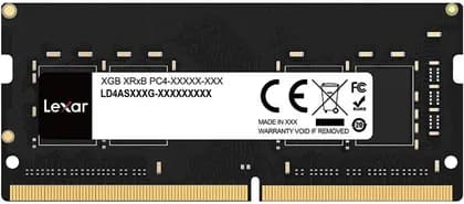 Lexar 32GB DDR4 SODIMM Laptop Memory, 3200MHz Speed, 1.2V Voltage, 260 Pin | LD4AS032G-B3200GSST