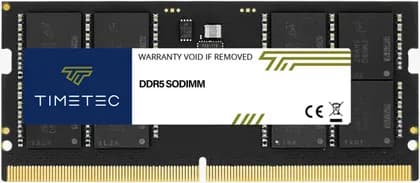 Timetec Premium DDR5 SODIMM Laptop Memory, 16GB Memory Capacity, 5600MHz Speed, CL46 CAS Latency, 44,800 MB/s Data Transfer Bandwidth, 1.1 Voltage, Unbuffered, Non-ECC | 76TT56NUS1R8-16G
