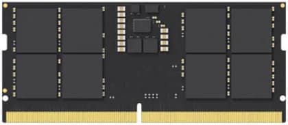 Lexar DDR5 SODIMM Laptop Memory, 16GB Capacity, 4800 MHz Memory Seed, CL40 CAS Latency, 1.1 Voltage, On-Die ECC, Black | LD5DS016G-B4800GSST