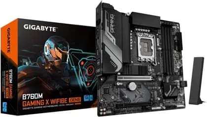 GIGABYTE B760M Gaming X WIFI6E GEN5 m-ATX Intel Motherboard, Intel B760 Chipset, 4x DDR5 DIMM Slot, 256GB Max Memory, 1x PCIe 5.0 x16, 2x M.2 Slot | B760M-G-X-WF6E-GEN5