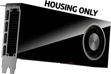 Корпус для NVIDIA RTX 6000 Ada Generation Graphics Card, Black (не видеокарта)