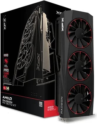 XFX Quicksilver AMD Radeon RX 9070 XT Magnetic Air Edition Graphics Card, 16GB GDDR6 256-Bit Memory, 2970 MHz Boost Clock, 4096 Stream Processors, 20 Gbps Memory Clock, PCI Express 5.0 | RX-97TMAQKB9