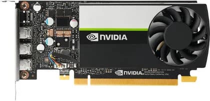 HP T400 Low-Profile Graphics Card, 384 Cuda Cores, 2GB of GDDR6 VRAM, 80 GB/s Memory Bandwidth, PCIe 3.0 x16 Interface, Nvidia Turing Architecture, 64-Bit Memory Interface, Displayport | 340K8AA