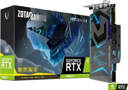 ZOTAC Gaming GeForce RTX 2080 Ti ArcticStorm, 11GB GDDR6 352-bit Gaming Graphics Card with Powerboost, Pre-Installed Waterblock, Liquid-Cooling Ready, Spectra 2.0 LED Lighting | ZT-T20810K-30P
