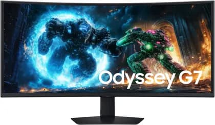 SAMSUNG Odyssey G7 G75F Gaming Curved Monitor, 40" VA Display, WUHD Resolution, 180Hz Refresh Rate, 1ms Response Time, AMD FreeSync Premium Pro & G-Sync Compatible | LS40FG750EMXUE