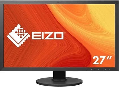 Eizo ColorEdge CS2740 Monitor, 26.9" 4K UHD Display, 60Hz Refresh Rate, 10ms (GtG) Response Time, 10-Bit Support, Built-In USB 3.1 Gen 1 & 2.0 Hub, Black | CS2740-BK