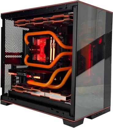 Huracan STO Gaming PC - Intel Core Ultra 9 285K 24 Cores 24 Threads, NVIDIA RTX 5090 32GB, 64GB DDR5 RAM 6000MHz, 4TB SSD Gen5, 1200W 80 PLUS PSU, Custom Water Cooled, Wi-Fi + BT