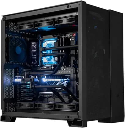 ICE Storm Gaming PC - Intel Core Ultra 9 285K 24 Cores 24 Threads, NVIDIA RTX 5090 32GB, 64GB DDR5 RAM 5600MHz, 1TB Gen 5 + 4TB Gen 4 SSD, 1200W 80 Plus PSU, Custom Water Cooled, Wi-Fi + BT