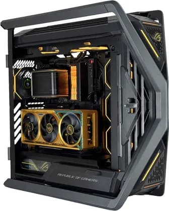 Hyperion Gaming PC - Intel Core Ultra 9 285K (24C/24T), NVIDIA RTX 5090 32GB, 64GB DDR5 RAM 6000MHz, 2TB SSD Gen 5, 1200W Titanium PSU, 360mm Liquid Cooler Display, Wi-Fi + BT, Win11 Pro