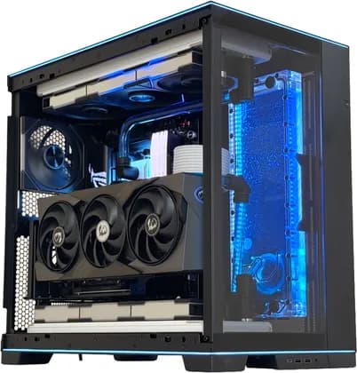 HydraXtreme Gaming PC - Intel Core Ultra 9 285K 24 Cores 24 Threads, NVIDIA RTX 5090 32GB, 32GB DDR5 RAM 7200MHz, 2TB SSD Gen 5, 1000W 80 PLUS Gold PSU, Custom Water Cooled, Wi-Fi + BT