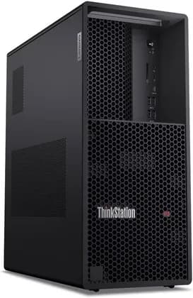 Lenovo ThinkStation P3 Tower Workstation Desktop PC, Intel Core i9-14900K, 16GB RAM, 512GB SSD, Intel UHD Graphics 770, English-Arabic Keyboard & Mouse, No OS, Black | 30GSS2NG00