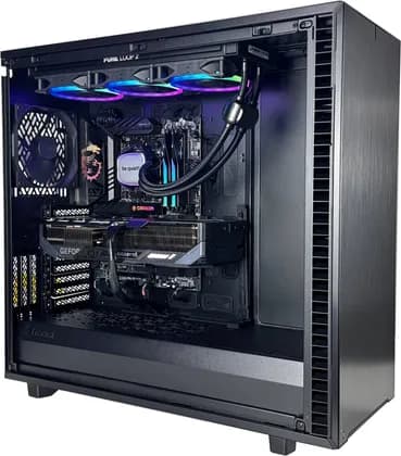WorkEdge Workstation - Intel Core Ultra 9 285K 24 Cores 24 Threads, NVIDIA RTX 5080 16GB, 32GB DDR5 RAM 7200MHz, 2TB SSD Gen 5, 1000W PSU, 360mm Liquid Cooler, Wi-Fi + BT