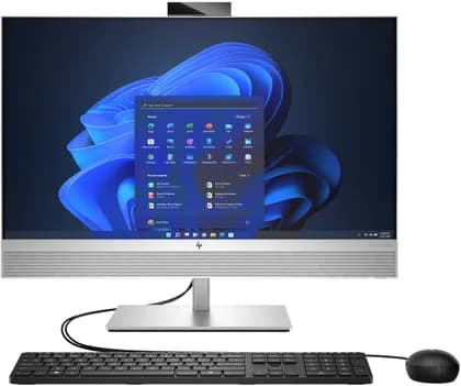 HP EliteOne 870 G9 All-In-One Desktop Computer, 27" QHD IPS Display, Intel Core i7-14700, 16GB RAM, 512GB SSD, Intel UHD Graphics, Windows 11 Pro, Silver | A55PRET