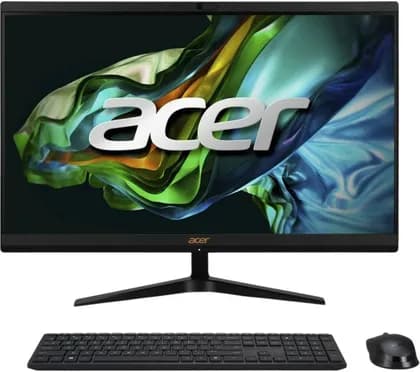 Acer Aspire C Intel All-In-One Desktop Computer, 23.8" FHD Display, Intel Core i5-1334U, 8GB RAM, 512GB SSD, Intel Iris Xe Graphics, English-Arabic Keyboard, Windows 11 Home, Black | DQ.BN5EM.001