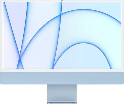 Apple iMac with 4.5K 24'' LED Retina All in One PC, M1 Chip, 8 Core CPU/8 Core GPU, 16GB RAM, 512GB SSD, Gigabit Ethernet, English Keyboard, Blue | Z12X000UT