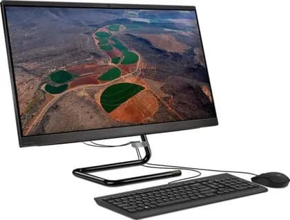 Lenovo IdeaCentre AIO 3 - 10 Gen Intel Core i5, 8GB RAM, 1TB+ 128SSD, 23.8 Inch Touch, 2GB VGA Graphics, All-In-One Desktop With Wireless-Keyboard And Mouse, Window 10 - Black | 24IMB05