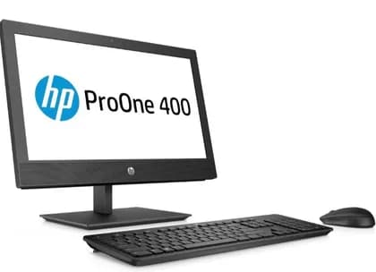 HP ProOne 400 G4 All-in-One PC 20-inch Touch Display, Intel Core i5-8500T Processor, 4GB RAM DDR4, 500GB HDD Storage, Win10 Pro | 4NT82EA