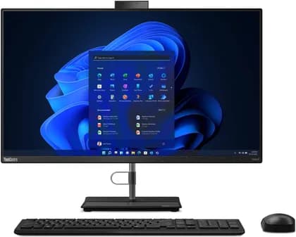 Lenovo ThinkCentre neo 30a 27 Gen 4 AIO PC, 27" FHD IPS Display, Intel Core i7-13620H, 8GB RAM, 512GB SSD, Intel UHD Graphics, USB Keyboard English & Mouse, No OS, Raven Black | 12JU001JGP