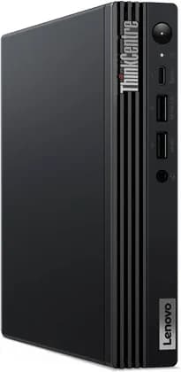 Lenovo ThinkCentre M70q Gen 4 Desktop Computer, Intel Core i5-13400T, 8GB RAM, 512GB SSD, Intel UHD Graphics 730, USB English (UK) & Mouse, No OS, Black | 12E3003EGP