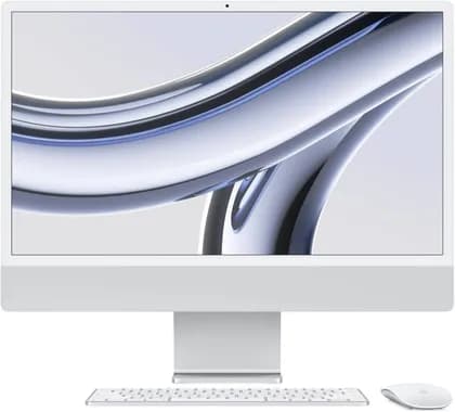 Apple 24" iMac AIO Desktop Computer with M3 Chip, 4.5K Retina Display, 8-Core CPU & 10-Core GPU, 24GB RAM, 2TB SSD, Magic English KB with Touch ID & Magic Mouse, macOS, Silver | Z19D001G5