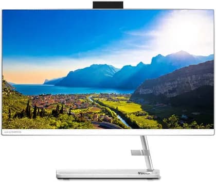 Lenovo IdeaCentre AIO 3 24ALC6 AIO PC, 24" FHD IPS Display, AMD Ryzen 5 7530U, 8GB RAM, 512GB SSD, Radeon™ Graphics, Calliope Wireless ENG/ARB K/B & Mouse, Win11, White | F0G100UKAX