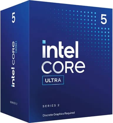 Intel Core Ultra 5 225F LGA 1851 Processor, 10 Cores & 10 Threads, 20MB Cache Memory, 4.9 GHz Maximum Turbo Boost Frequency, Dual-Channel DDR5 Memory, 256GB Max Memory Size | BX80768225F