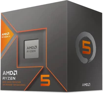AMD Ryzen 5 8600G 4.3GHz AM5 Desktop Processor, 6 Cores & 12 Threads, 5GHz Max Boost Clock, 6MB L2 & 16MB L3 Cache, AMD Radeon 760M, Dual CH DDR5-5200 Slots 256 GB Max Memory | 100-100001237BOX